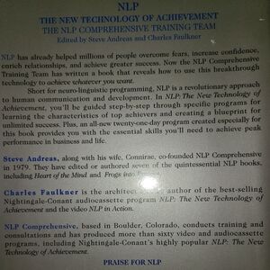 NLP The New Technology of Achievement